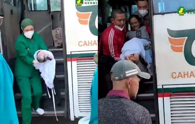 Viral Ibu Melahirkan di Dalam Bus Saat Mudik Jakarta Bogor Begini Kronologinya