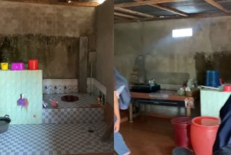 Viral Penampakan Toilet Tanpa Dinding yang Menyatu dengan Dapur Bikin Terheran heran