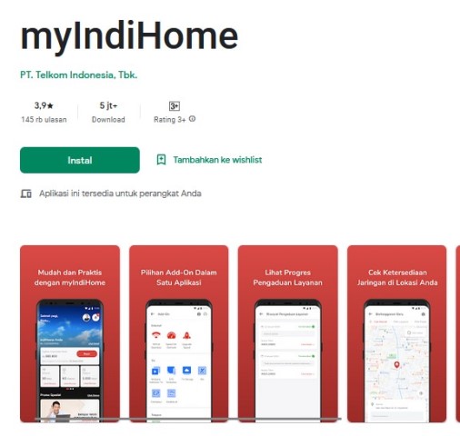 Aplikasi myIndiHome