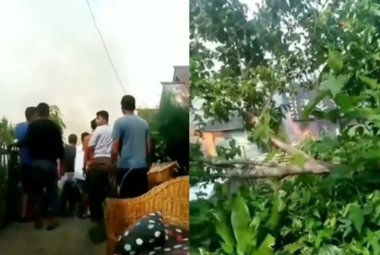 Bukannya Panik Bocah ini Malah Kegirangan Saat Sekolahnya Kebakaran
