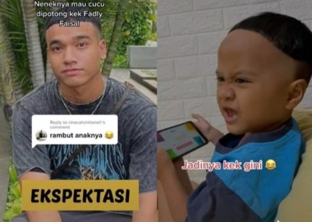 Kocak Bocah ini Potong Rambut Mirip Fadly Faisal Hasilnya Jauh dari Ekspektasi