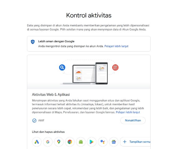 Kontrol Aktivitas