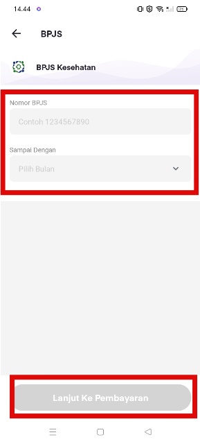 Masukkan Nomor BPJS Kesehatan