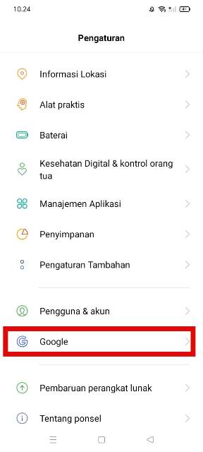 Pilih Google