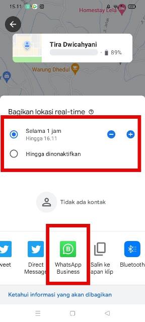 Pilih WhatsApp