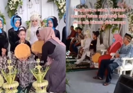 Sedih Mempelai Pria Diduga Kabur Pengantin Wanita Jalani Resepsi Pernikahan Sendirian