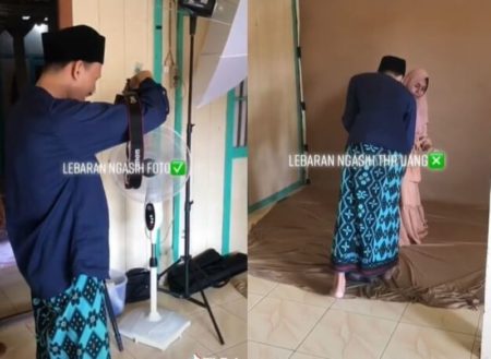 Unik dan Berkesan Fotografer ini Beri THR Berupa Jasa Foto Gratis Untuk Tetangga