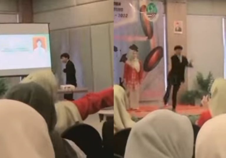 Apes Siswa ini Gagal Atraksi Saat Purnawiyata Malah Terjungkal dari Atas Panggung