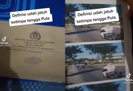 Apes Wanita ini Kena Tilang Elektronik Gara gara Ulah Montir Bengkel