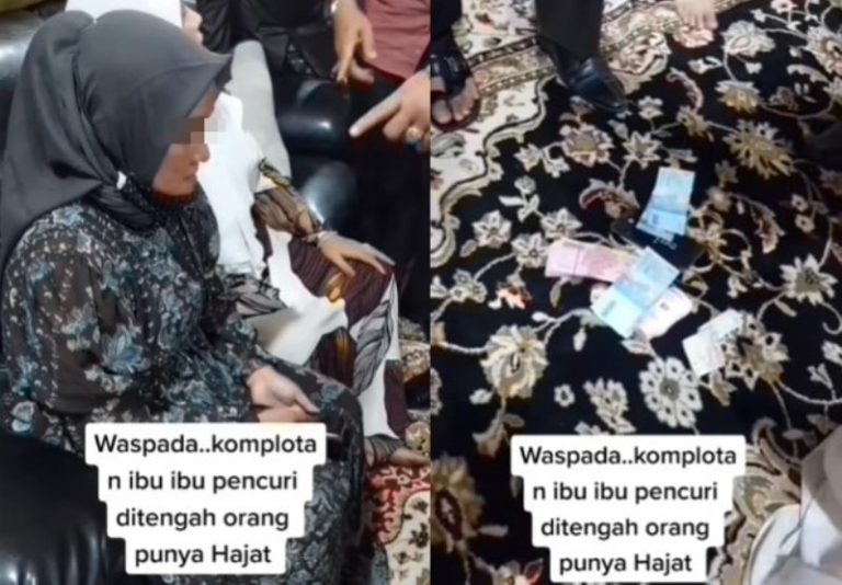 Emak emak Nyamar Jadi Tamu di Acara Hajatan Nekat Curi Uang dan Emas