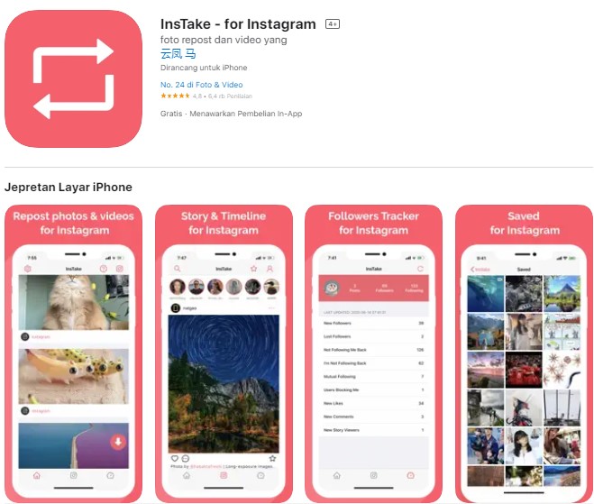 InsTake for Instagram