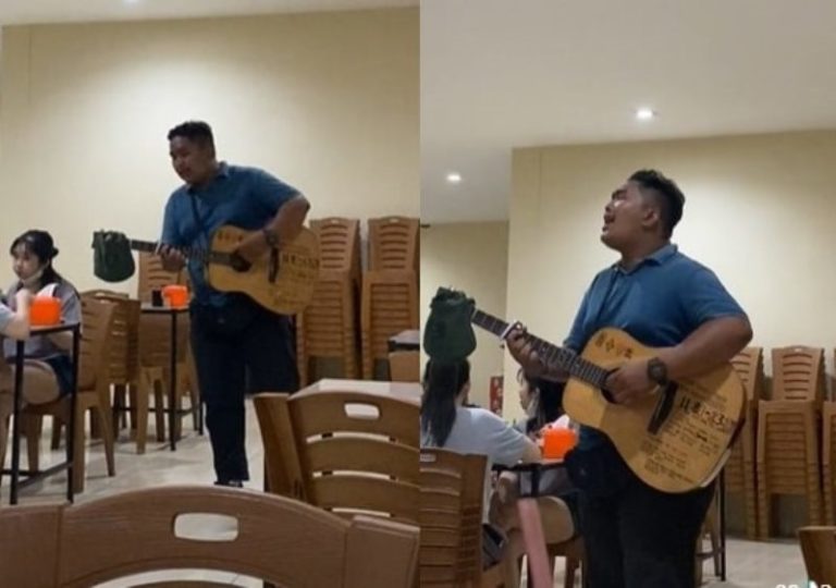 Momen Pengamen Nyanyi Lagu Tak Ingin Usai di Warung Makan Bak Lagi Konser