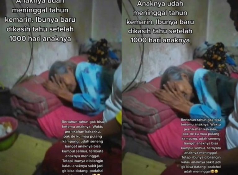 Pilu! Nenek ini Baru Dikabari Sang Anak Meninggal Usai 1000 Hari, Tangisnya Tak Terbendung Pilu Nenek ini Baru Dikabari Sang Anak Meninggal Setelah 1000 Hari Tangisnya Tak Terbendung
