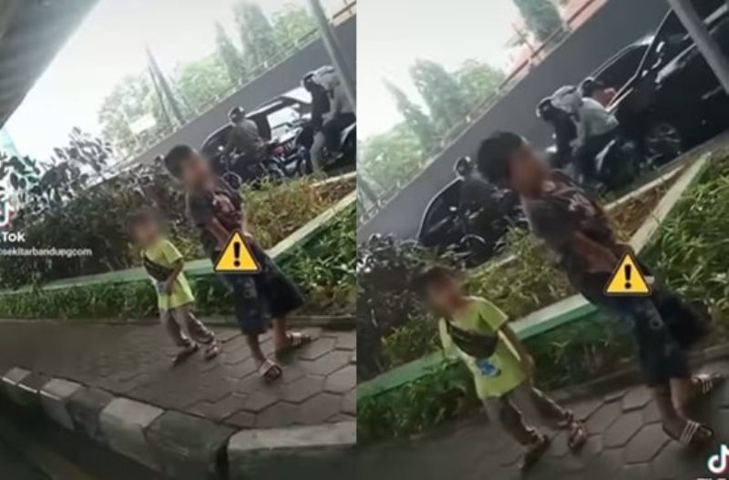 Seorang Bocah di Bandung Pamer Kelamin ke Para Pengendara