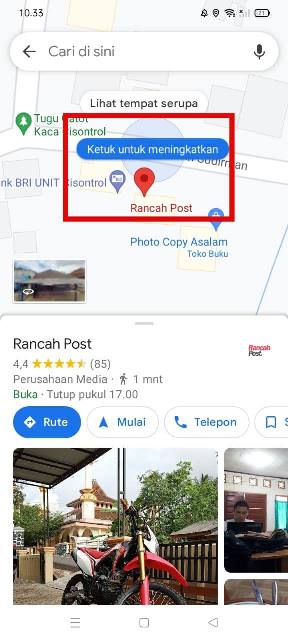 Tentunkan Titik Lokasi