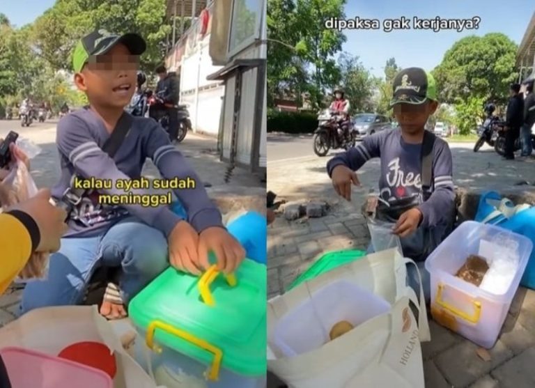 Viral Bocah Penjual Donat Rela Putus Sekolah Demi Bantu Ibunya Kisahnya Mengharukan