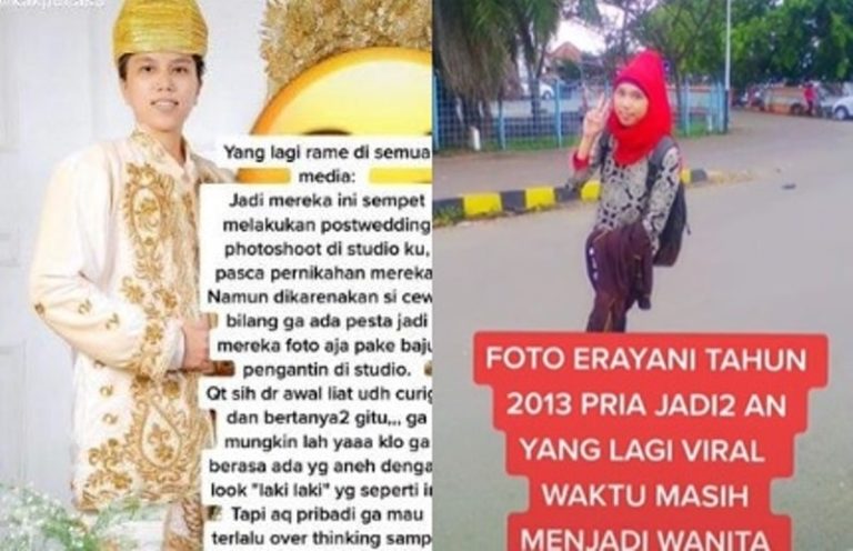 Viral Foto Lawas Ahnaf Arrafif alias Erayani Saat Masih Jadi Wanita Tulen Cantik Banget