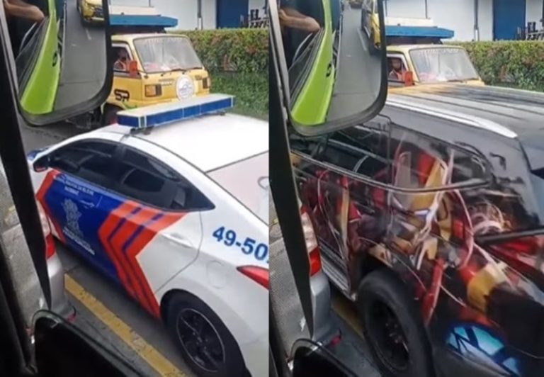 Viral Konvoi Pajero Dikawal Mobil Polisi Terobos Jalan Macet Diprotes Sopir Truk