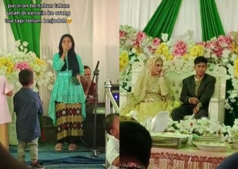 Hadir di Nikahan Mantan Wanita ini Nyanyi Lagu Aku Bukan Jodohnya Sampai Bikin Tamu Heboh