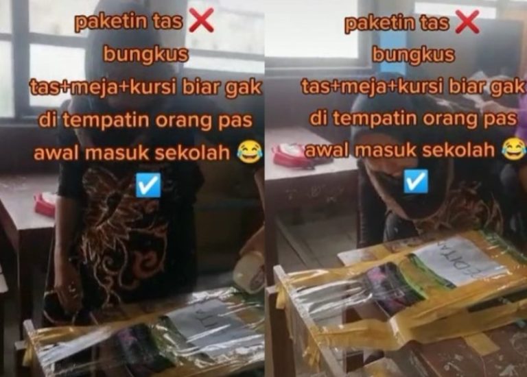 Khawatir Diduduki Murid Lain, Emak-emak ini Sampai Lakban Bangku Kelas Anaknya Khawatir Diduduki Murid Lain Emak emak ini Sampai Lakban Bangku Kelas Anaknya