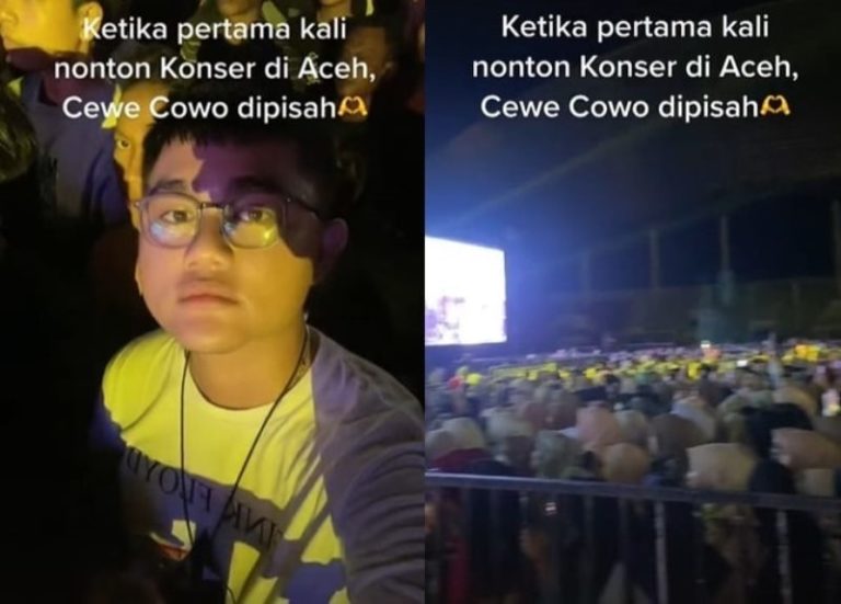Nonton Konser Musik di Aceh Pemuda ini Kaget Area Penonton Cewek dan Cowok Dipisah