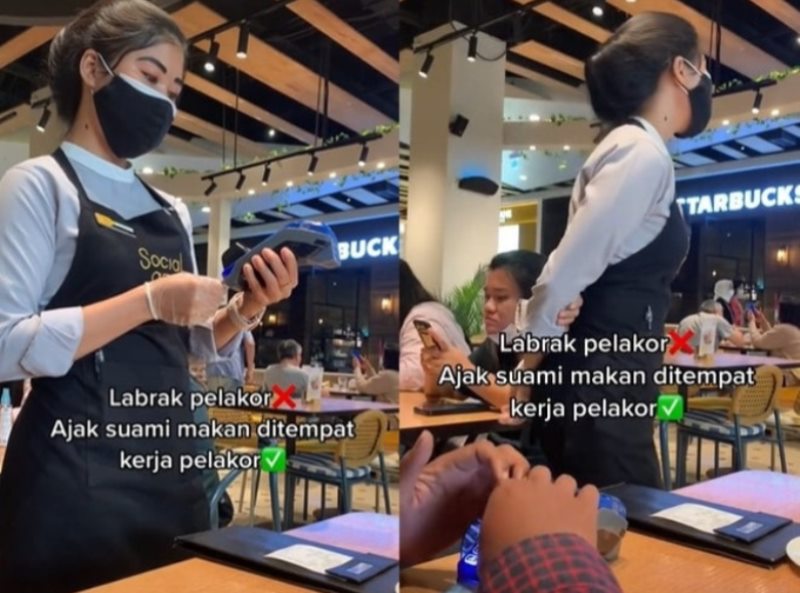 Ogah Ngelabrak Istri Sah Pilih Ajak Suami Makan di Tempat Kerja Pelakor