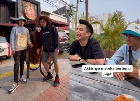 Okin Akhirnya Bertemu Tukang Jamu yang Mirip Dengannya Bak Pinang Dibelah Dua