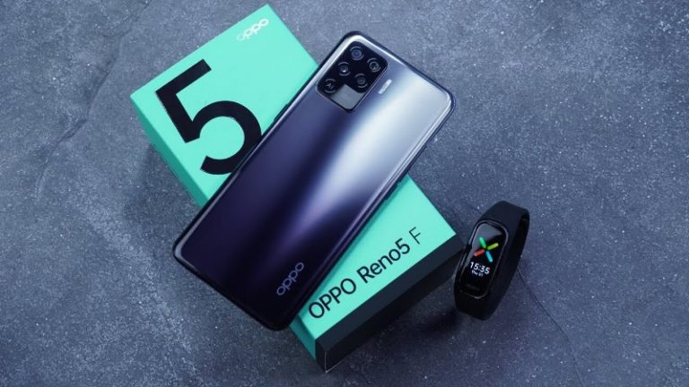 Oppo Reno5 F Warna Fluid Black