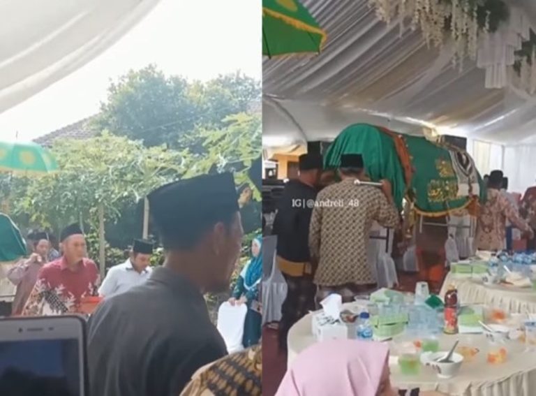 VIRAL Video Rombongan Pengantar Jenazah Lewati Tenda Pernikahan Acara Sempat Ditunda