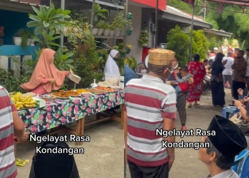 Video Viral Melayat Rasa Kondangan Para Pelayat Disuguhi Masakan Prasmanan