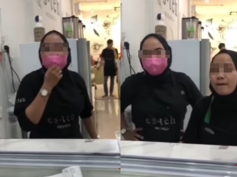 Viral Pelayan Es Teh dan Pembeli Terlibat Cekcok Sempat Lontarkan Kata Tak Pantas