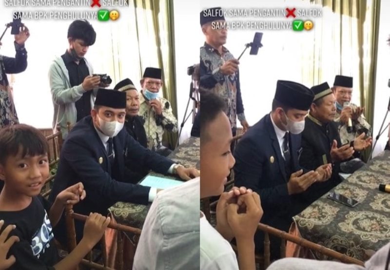 Viral Penghulu Muda dan Ganteng Sukses Bikin Salfok di Acara Nikahan