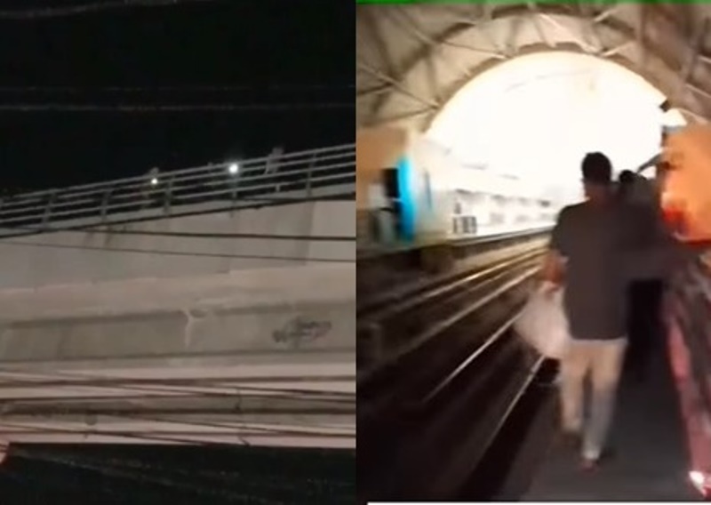 Viral Video Penumpang LRT Tepaksa Turun Jalan Kaki Gegara Listrik Padam