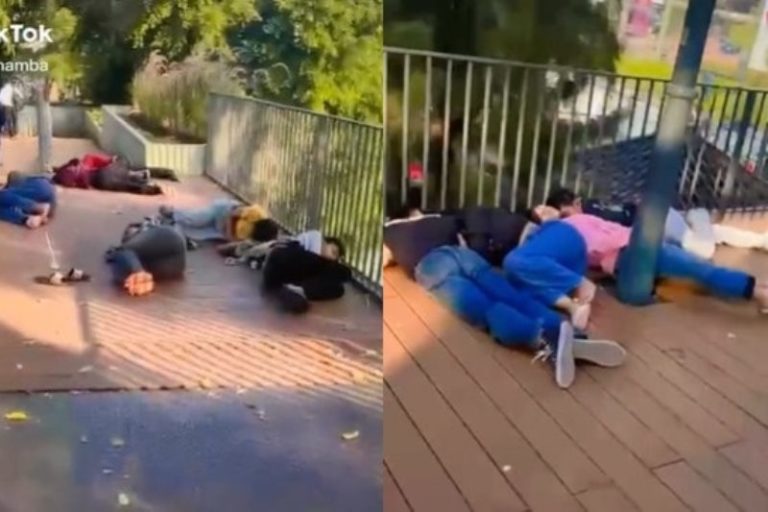 Viral Video Remaja Citayam Fashion Week Tidur di Jembatan Tanpa Alas