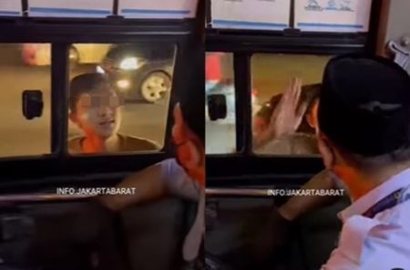 Arogan Pengemudi Mobil Plat F Pukul Kepala Sopir Bus Transjakarta
