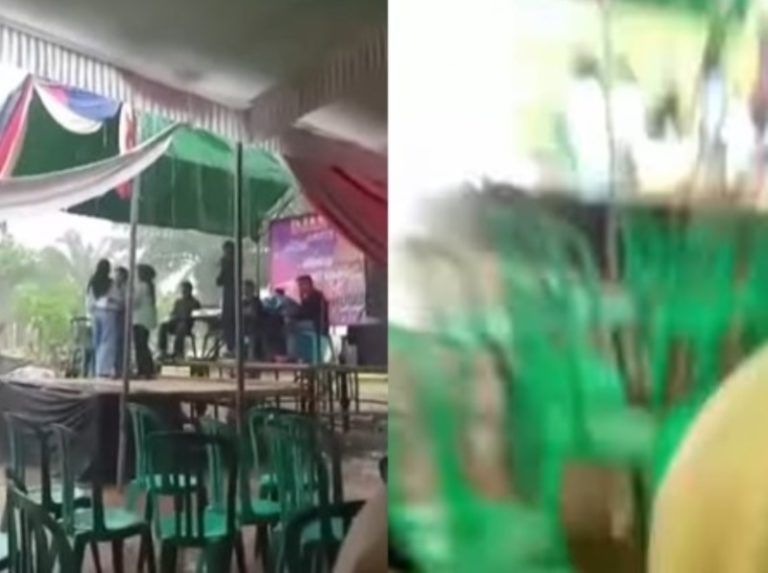 Asyik Joget di Panggung, 3 Cewek Auto Ketar-ketir Saat Ada Petir Menyambar Asyik Joget di Panggung 3 Cewek Auto Ketar ketir Saat Ada Petir Menyambar