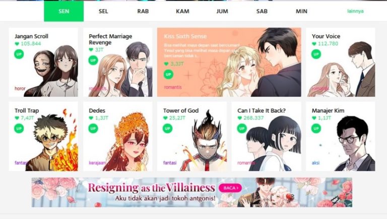 Cara Membeli Koin Webtoon