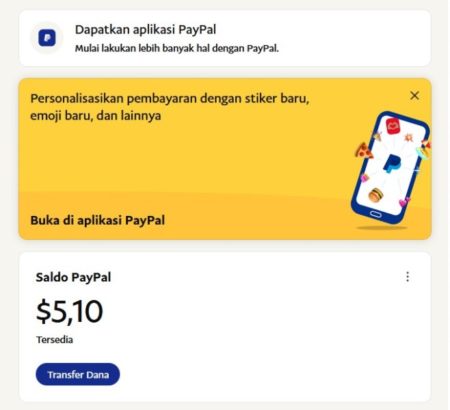 Cara Transfer PayPal ke DANA