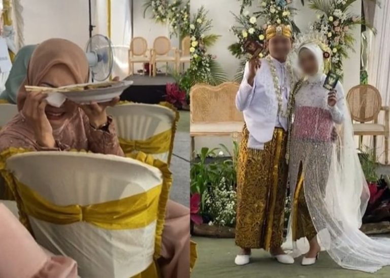 Lihat Mantan Bahagia di Pelaminan Wanita ini Menangis Pilu Saat Datang ke Nikahannya 1