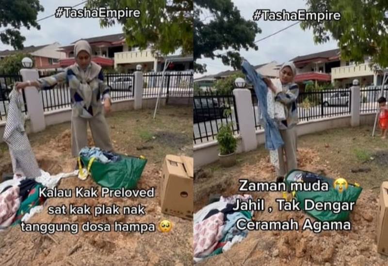 Mantap Hijrah Mantan Pramugari Cantik Kubur Koleksi Baju Seksi Miliknya