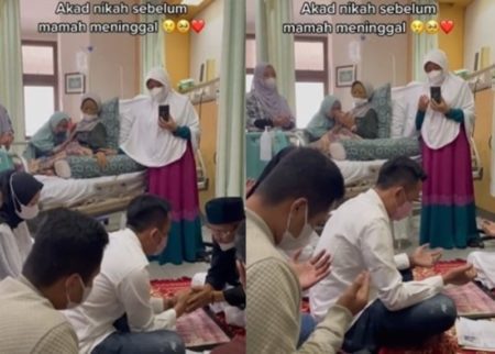 Momen Haru Pengantin Akad Nikah di Rumah Sakit Sebelum Sang Ibu Meninggal