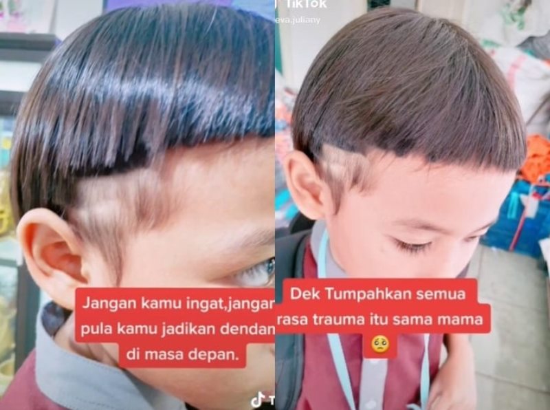 Murka Ibu ini Datangi Sekolah Gegara Rambut Anaknya Dipotong Berantakan Oleh Guru