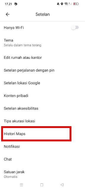 Pilih History Maps