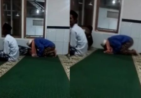 Syok Lagi Tiduran di Masjid Pemuda ini Tercium Bapak bapak yang Sedang Salat