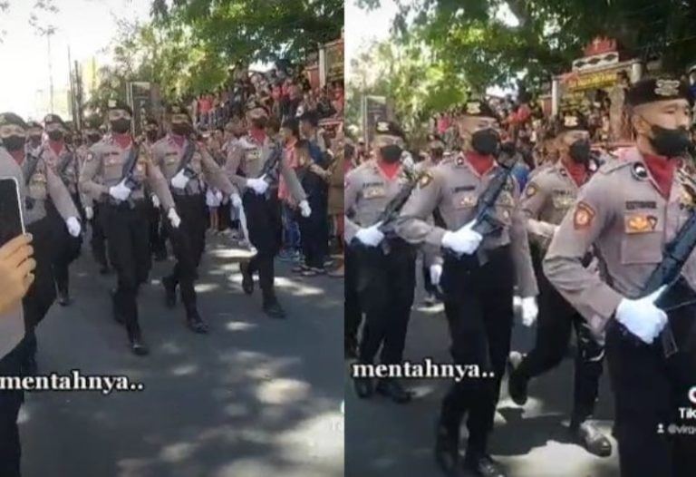 Viral Barisan Polisi Diteriaki Sambo Saat Lewat Depan Warga Bentuk Kekecewaan