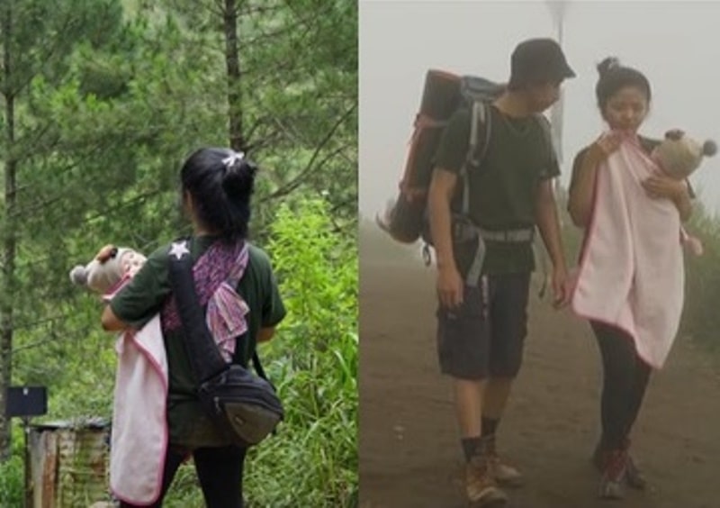 Viral Pasutri Bawa Bayi 6 Bulan Mendaki Gunung Langsung Jadi Pro Kontra