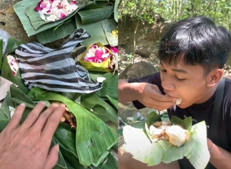 Viral Pemuda Nekat Makan Sesajen di Sendang dan di Kuburan, Ngeri! Viral Pemuda Nekat Makan Sesajen di Sendang dan di Kuburan Ngeri