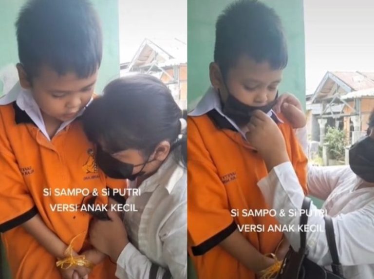 Aksi Anak Kecil Parodikan Kemesraan Ferdy Sambo dan Istrinya Adegan ini Bikin Ngakak