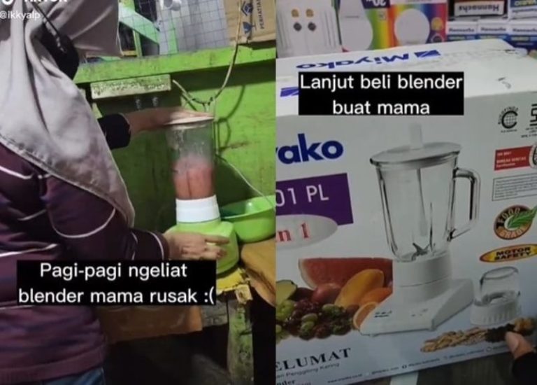 Bikin Haru Driver Ojol Cari Orderan Seharian Demi Beli Blender Baru Untuk Sang Ibu