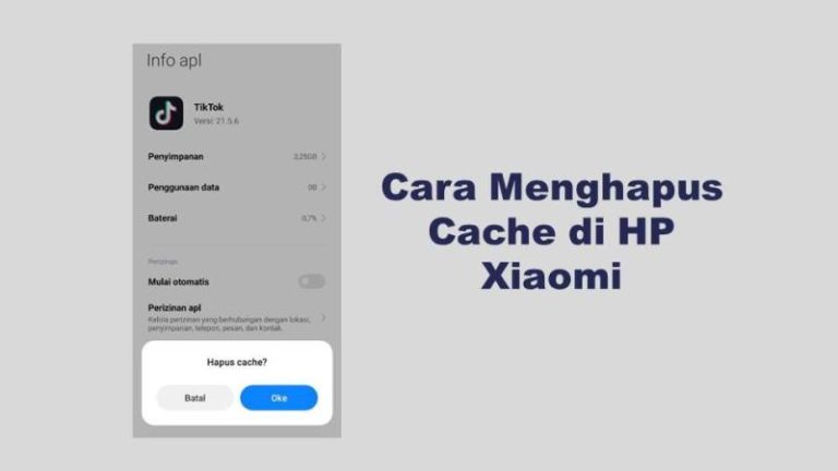 Cara Menghapus Cache di HP Xiaomi